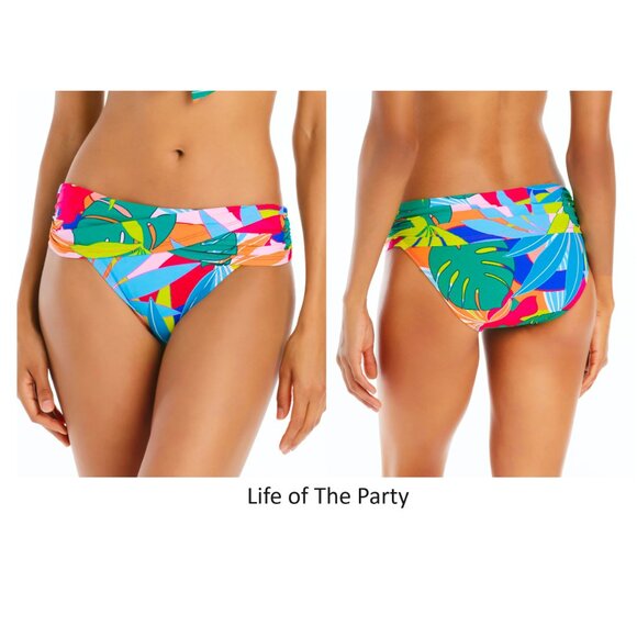 NWT Bleu Rod Beatty Women's Twist Front Sarong Hipster Bottoms 6-12 $60 12HL195 - Picture 8 of 8